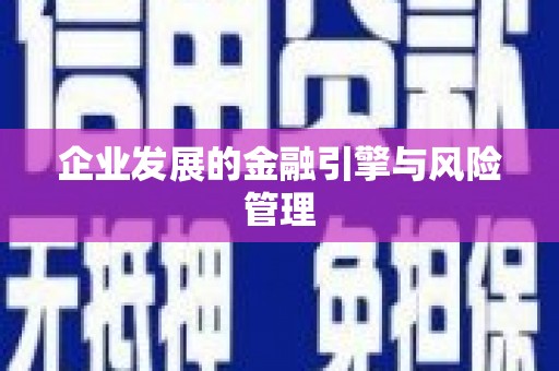广灵企业发展的金融引擎与风险管理