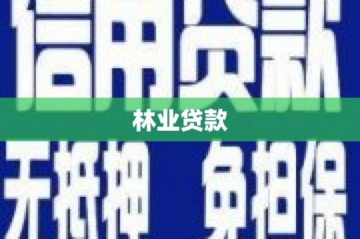 广灵林业贷款