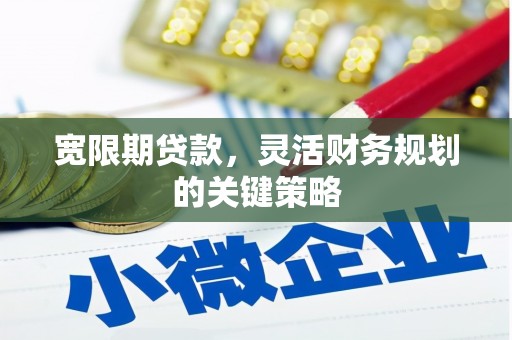 广灵宽限期贷款，灵活财务规划的关键策略