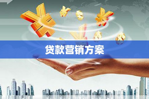 广灵贷款营销方案