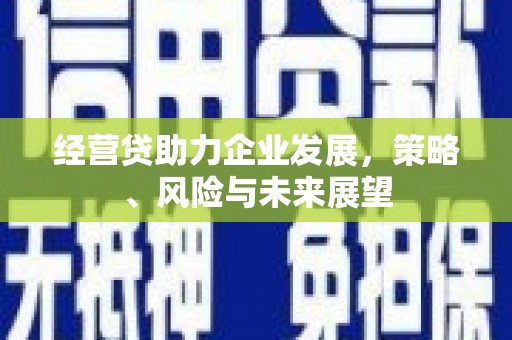 广灵经营贷助力企业发展，策略、风险与未来展望