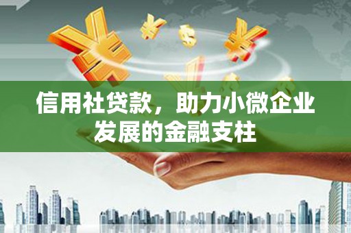 广灵信用社贷款，助力小微企业发展的金融支柱