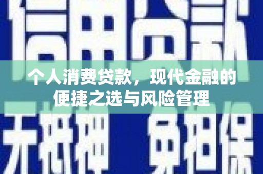 广灵个人消费贷款，现代金融的便捷之选与风险管理