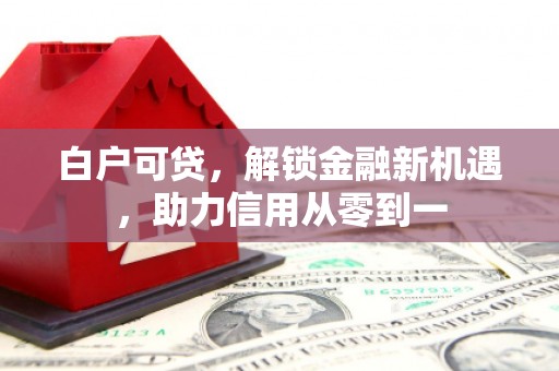 广灵白户可贷，解锁金融新机遇，助力信用从零到一