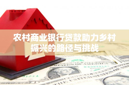 广灵农村商业银行贷款助力乡村振兴的路径与挑战