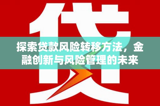 广灵探索贷款风险转移方法，金融创新与风险管理的未来