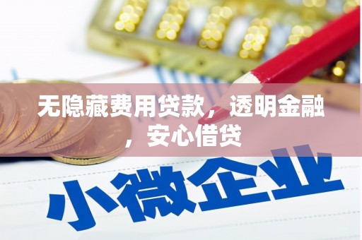 广灵无隐藏费用贷款，透明金融，安心借贷