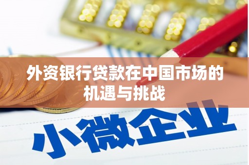 广灵外资银行贷款在中国市场的机遇与挑战