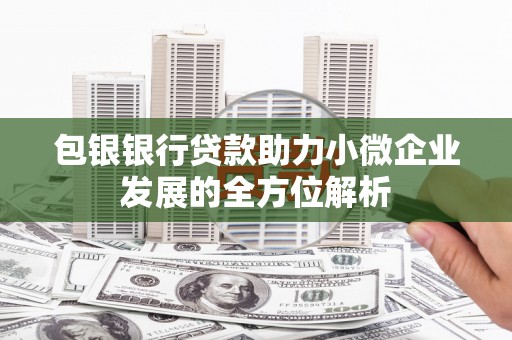 广灵包银银行贷款助力小微企业发展的全方位解析