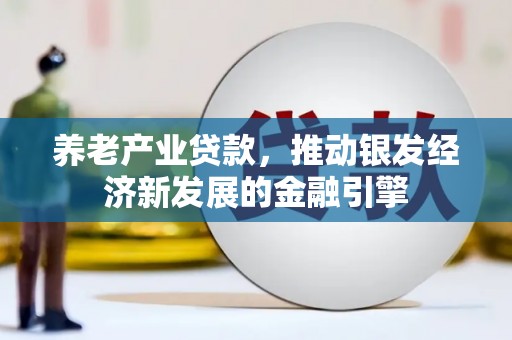 广灵养老产业贷款，推动银发经济新发展的金融引擎