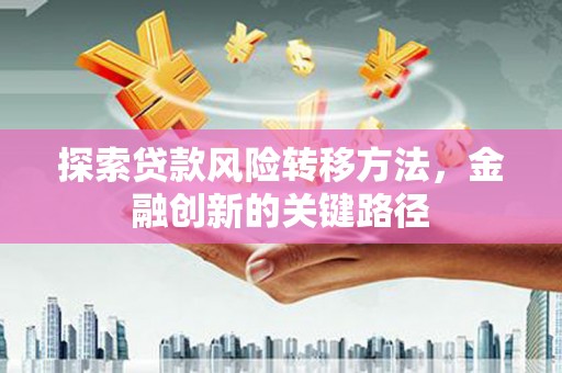 广灵探索贷款风险转移方法，金融创新的关键路径