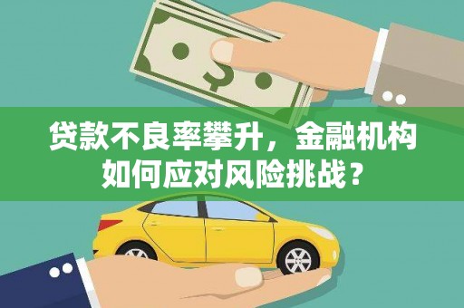 广灵贷款不良率攀升，金融机构如何应对风险挑战？