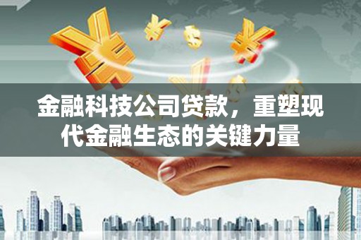 广灵金融科技公司贷款，重塑现代金融生态的关键力量
