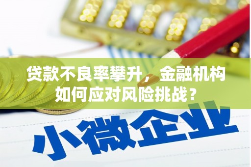 广灵贷款不良率攀升，金融机构如何应对风险挑战？