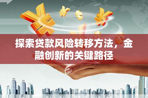 广灵探索贷款风险转移方法，金融创新的关键路径