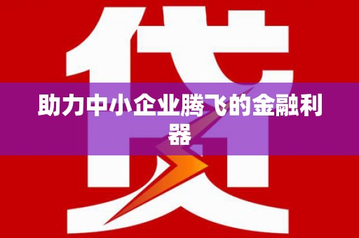 广灵助力中小企业腾飞的金融利器